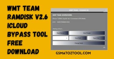 WMT Team Ramdisk v2.6 iCloud Bypass Tool Free Download