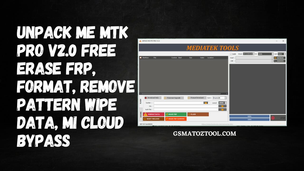 Unpack me mtk pro tool v2. 0 free download