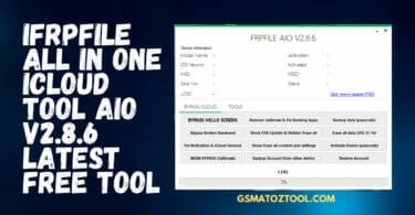Ifrpfile all in one icloud tool aio v2. 8. 6 latest free tool