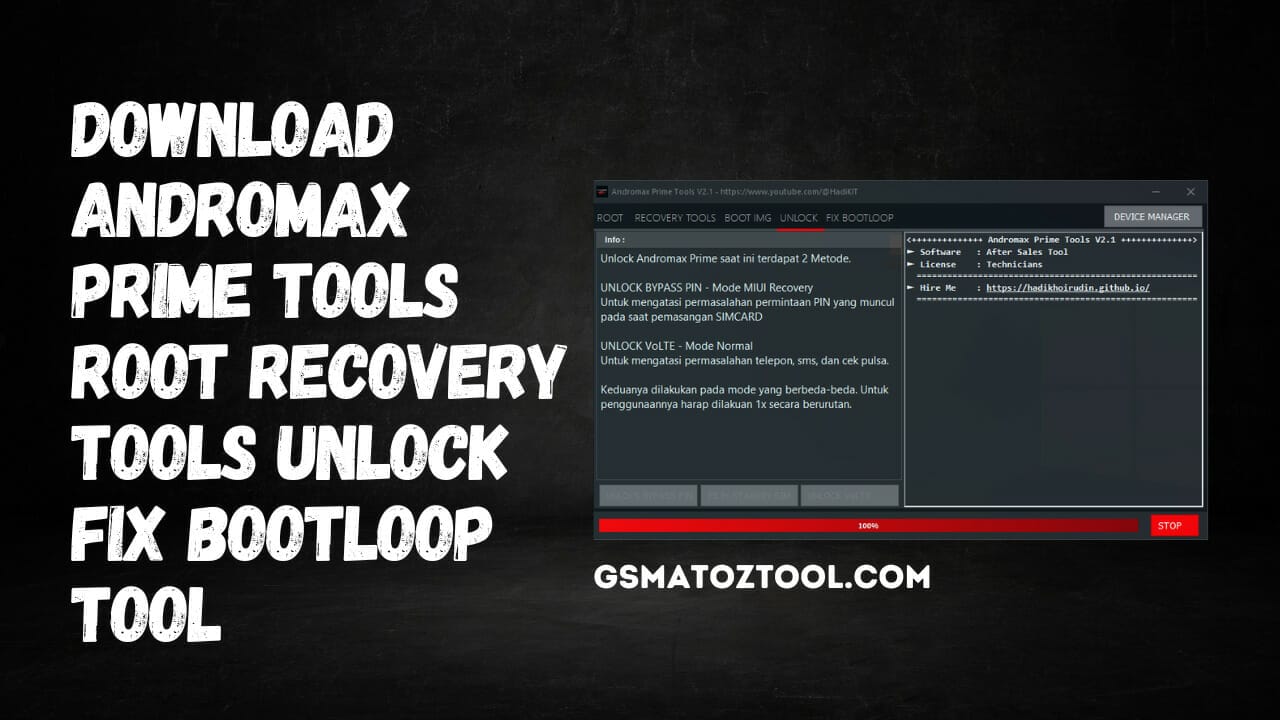 Andromax prime tools v2. 1 - root | unlock | fix bootloop tool download Andromax prime tools v2. 1 - root | unlock | fix bootloop tool download