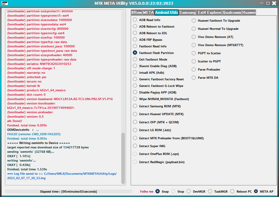 Download mtk meta mode utility v85 tool