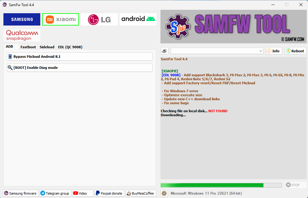 Download samfw tool