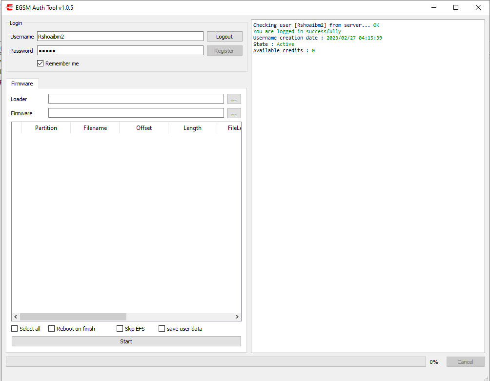 Egsm auth tool v1. 0. 5