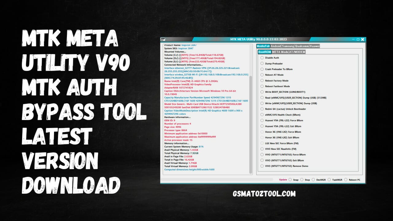 Mtk auth bypass tool v90 (secure boot disable) latest version download Mtk auth bypass tool v90 (secure boot disable) latest version download
