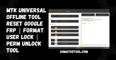 Mtk universal offline tool reset google frp | format user lock | perm unlock tool