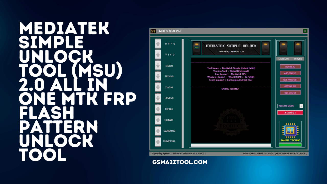 Mediatek simple unlock tool (msu) v2. 0 latest free download Mediatek simple unlock tool (msu) v2. 0 latest free download