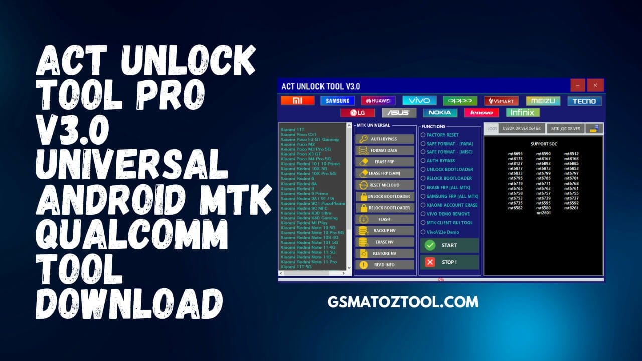 Act unlock tool pro v3. 0 universal android mtk qualcomm tool download Act unlock tool pro v3. 0 universal android mtk qualcomm tool download