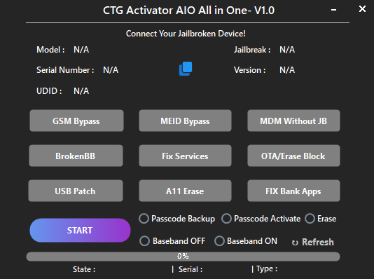Ctg activator aio all in one tool Ctg activator aio all in one tool