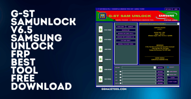 G-ST SamUnlock Tool V6.5 Latest Version Free Download