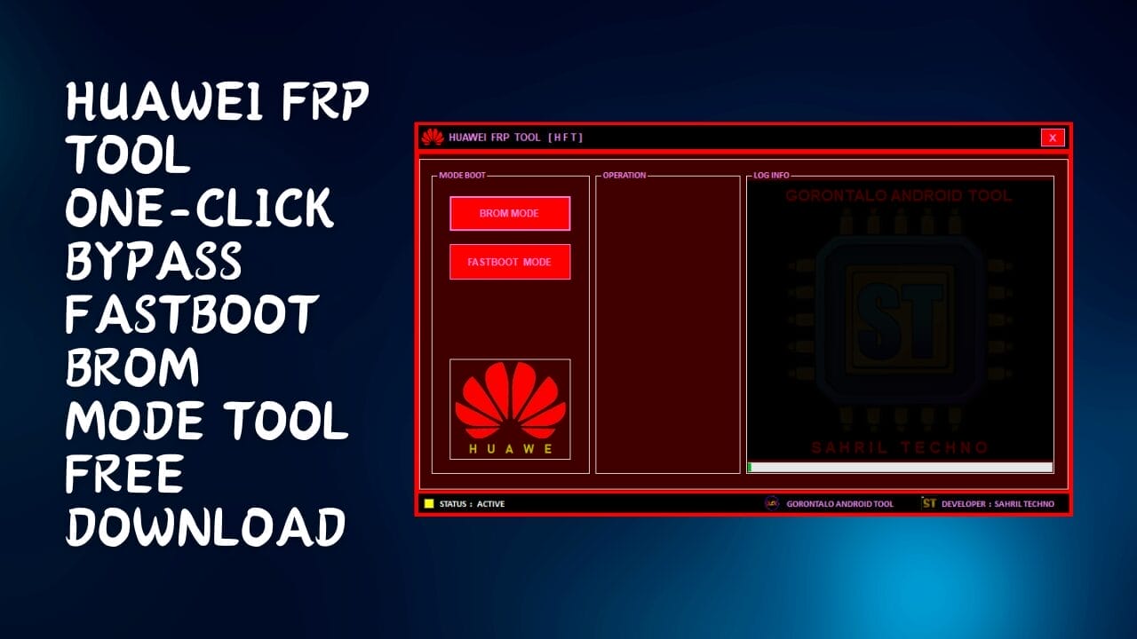 Huawei frp tool [hft] fastboot and brom mode tool free download