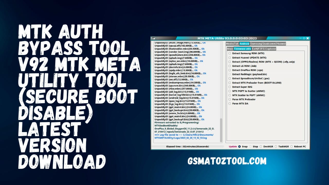 Mtk auth bypass tool v92 latest version download