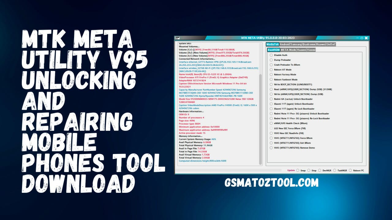 Mtk meta utility tool v95 (secure boot disable) latest version download Mtk meta utility tool v95 (secure boot disable) latest version download