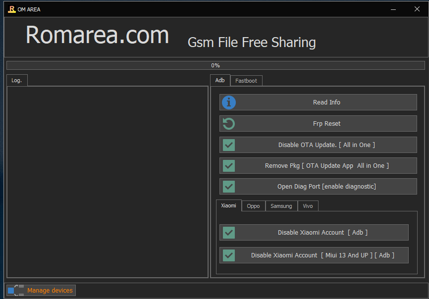 Rom area tool for adb and fastboot tool Rom area tool for adb and fastboot tool