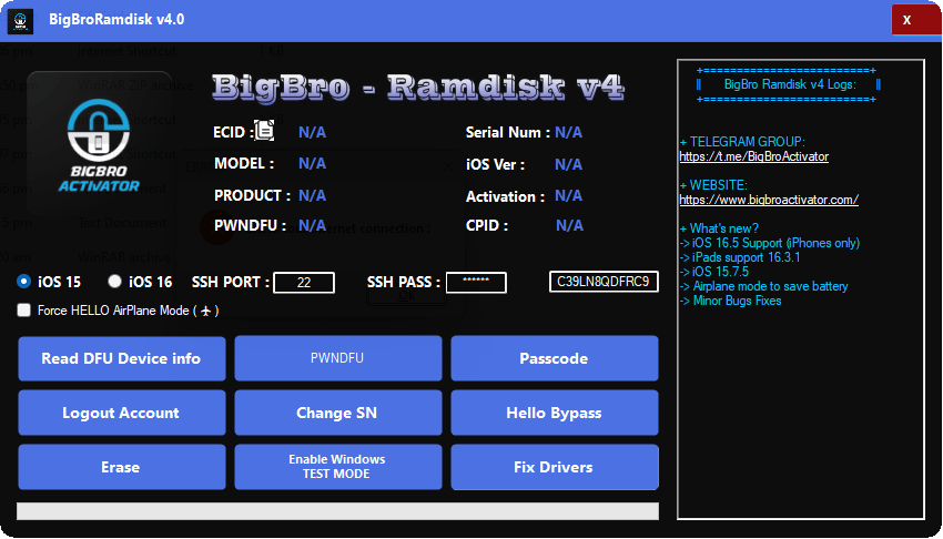 Bigbro ramdisk v4. 0