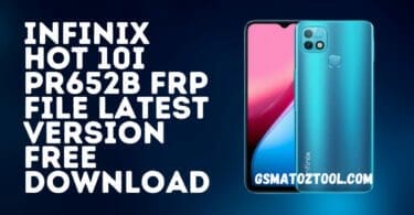 Infinix hot 10i pr652b frp file unlock tested spd tool download