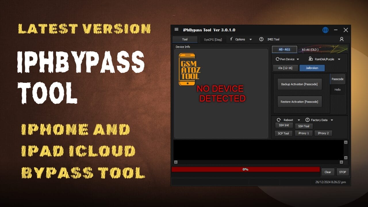 Iphbypass tool v3. 0. 1. 0 for windows latest update icloud bypass tool