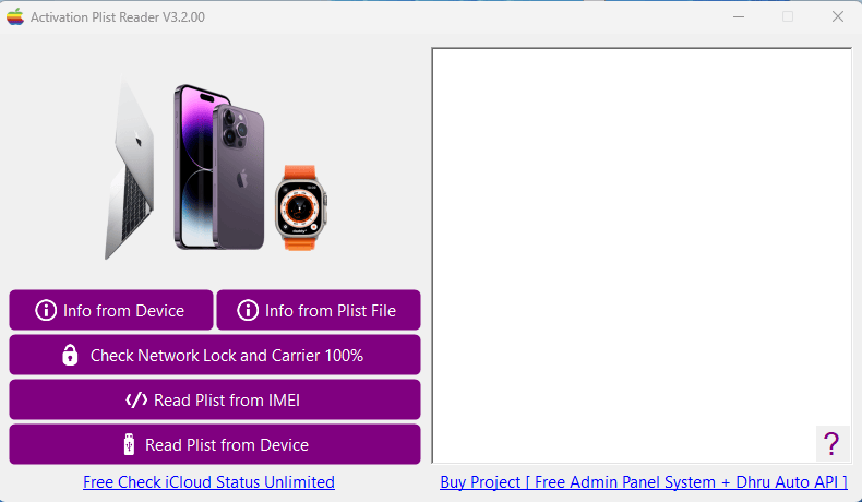 Activation plist reader Activation plist reader