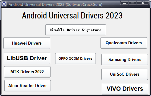 Android universal drivers free tool download