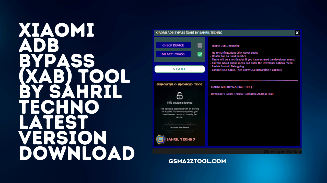 Xiaomi adb bypass (xab) by sahril techno free download