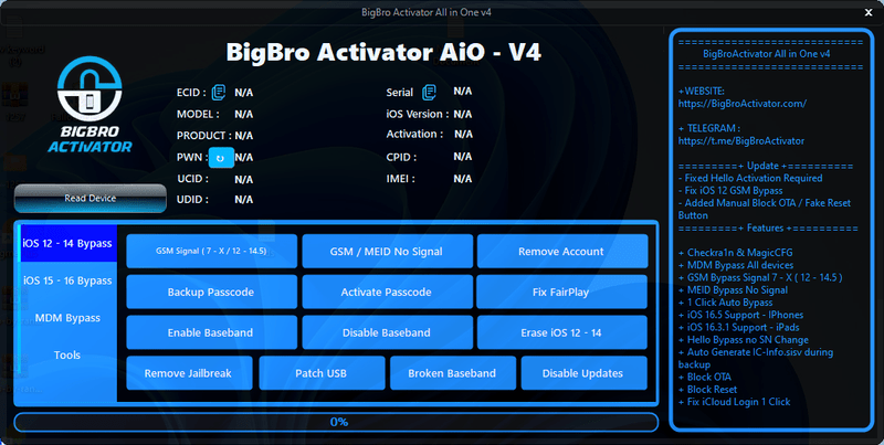 Bigbro activator aio v5 Bigbro activator aio v5