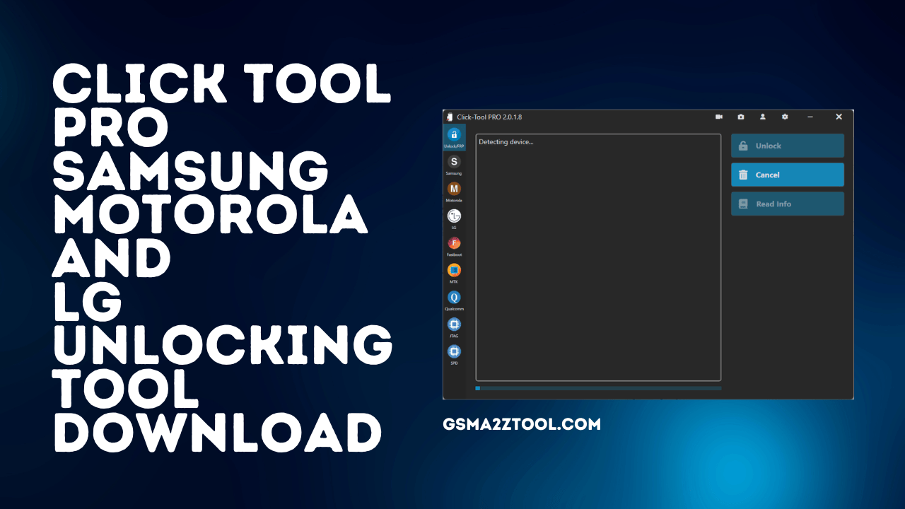 Click tool pro samsung / motorola and lg unlocking tool free download