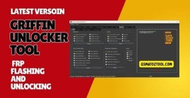 Griffin unlocker tool latest version poster showing frp flashing and unlocking