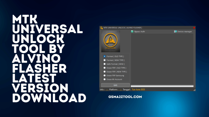 MTK Universal Unlock Tool By Alvino Flasher Free Download