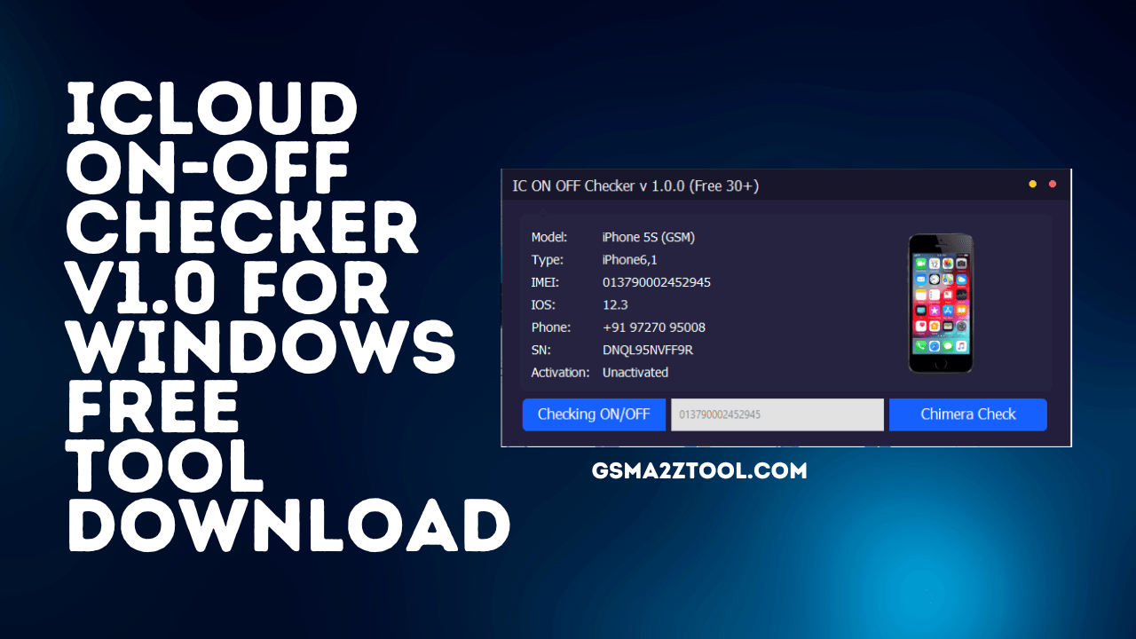 Icloud on-off checker v1. 0 tool latest version download