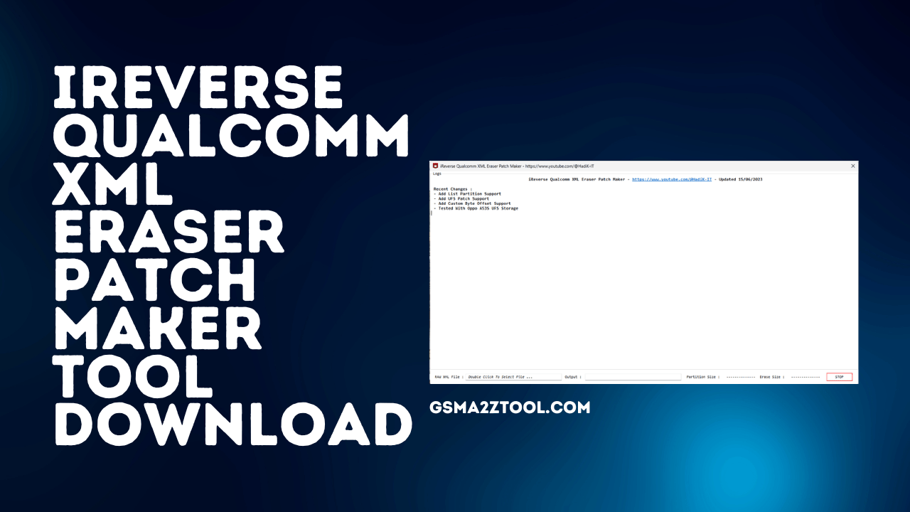 Ireverse qualcomm xml eraser patch maker tool download