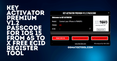 Key Activator Premium V1.2 Passcode 6s to x Free ECID Register Tool