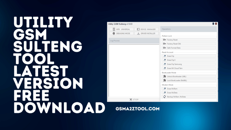 Utility GSM Sulteng Tool Latest Version Free Download