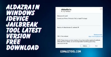 AldazRa1n Windows iDevice Jailbreak Tool Latest Version Free Download