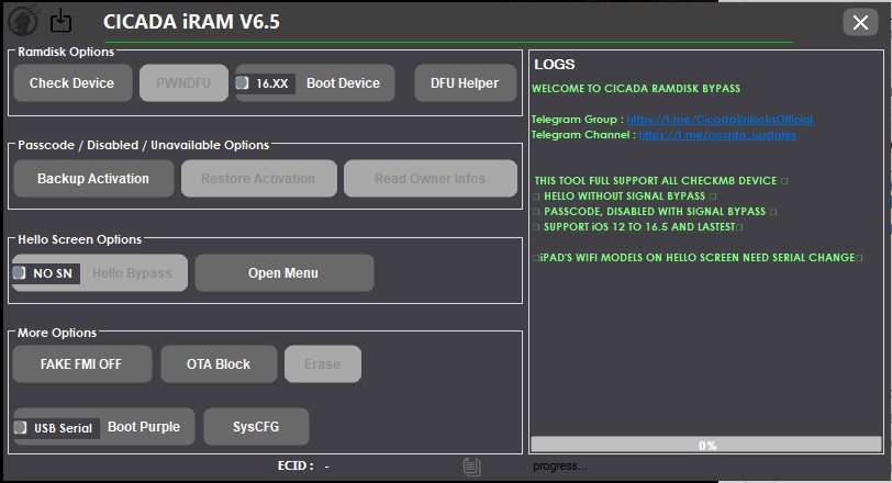 Cicada iram tool