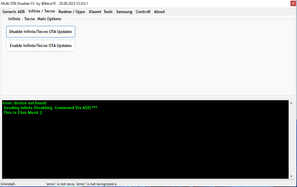 Multi ota disabler tool Multi ota disabler tool