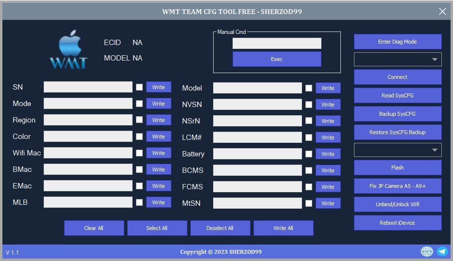 Wmt team cfg tool