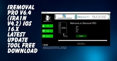 iRemoval PRO v6.4 (iRa1n v4.2) iOS 16.x Latest Update Tool