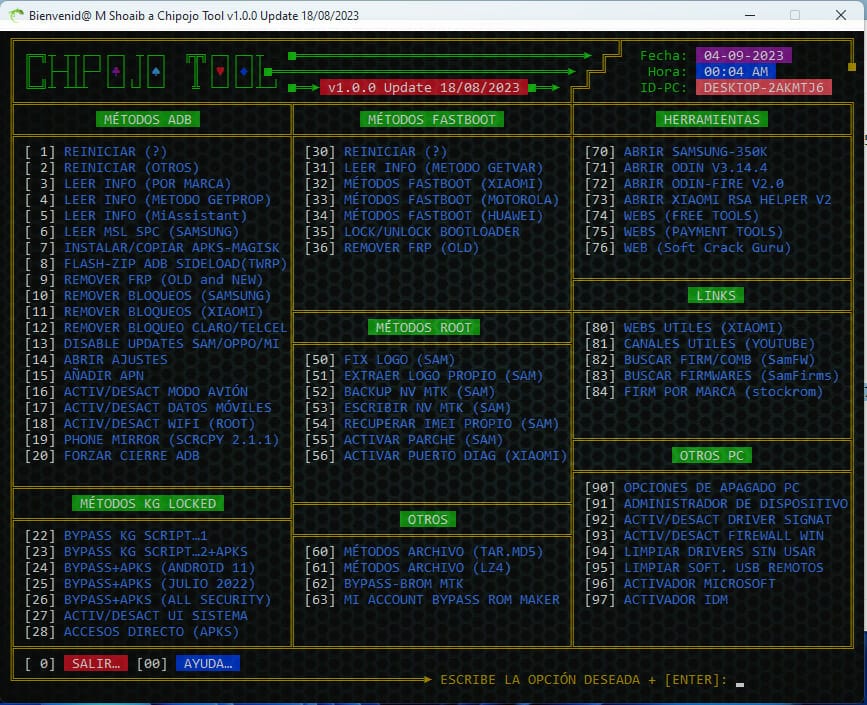 Chipojo tool Chipojo tool