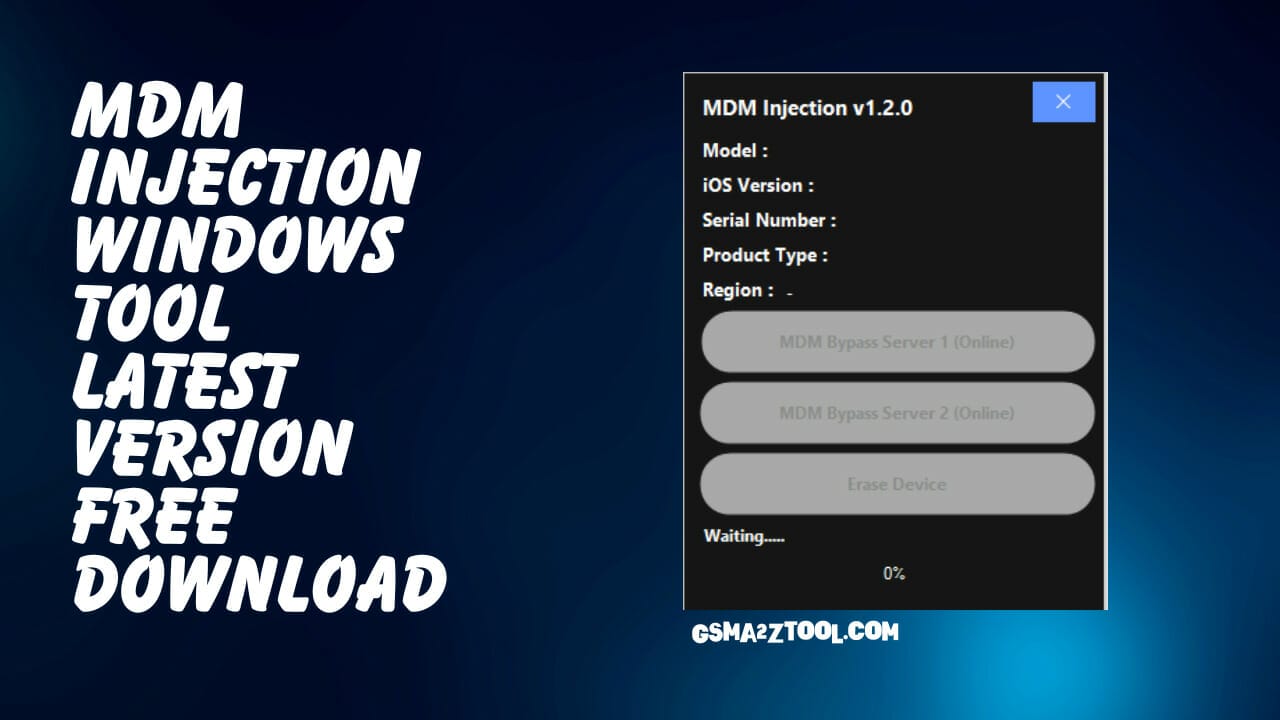 Mdm injection tool v1. 2. 0 windows free download