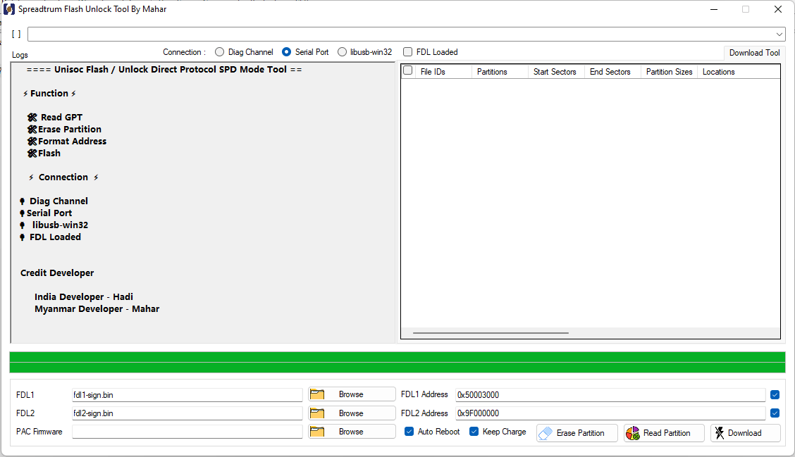 Spreadtrum flash unlock tool by mahar Spreadtrum flash unlock tool by mahar