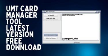 UMT Card Manager Tool Latest Free Download