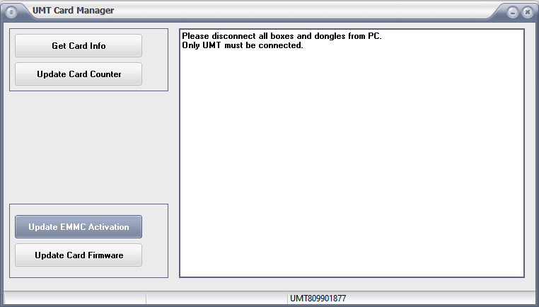 Umt card manager tool Umt card manager tool