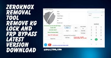 ZeroKnox Removal Tool Remove KG Lock And FRP Bypass Tool Download