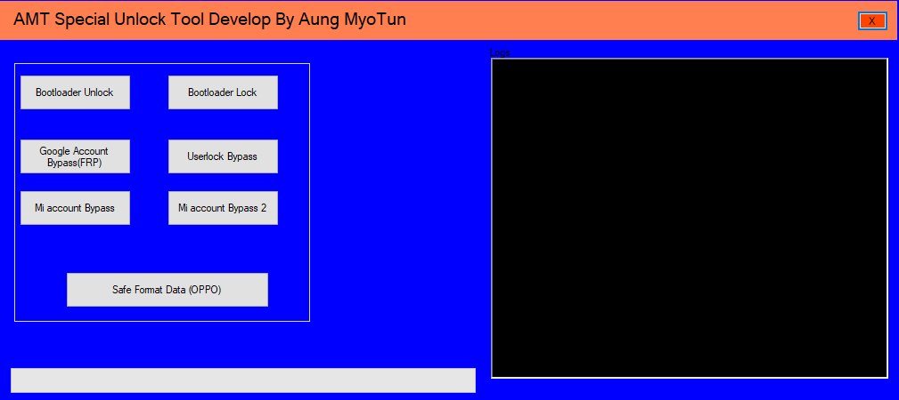 Amt special unlock tool Amt special unlock tool