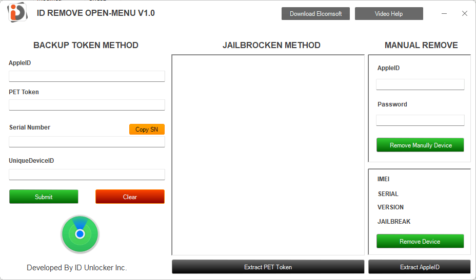 Id remove open-menu tool Id remove open-menu tool