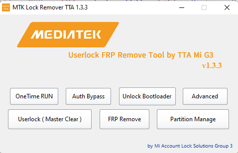 Mtk lock remover tta Mtk lock remover tta