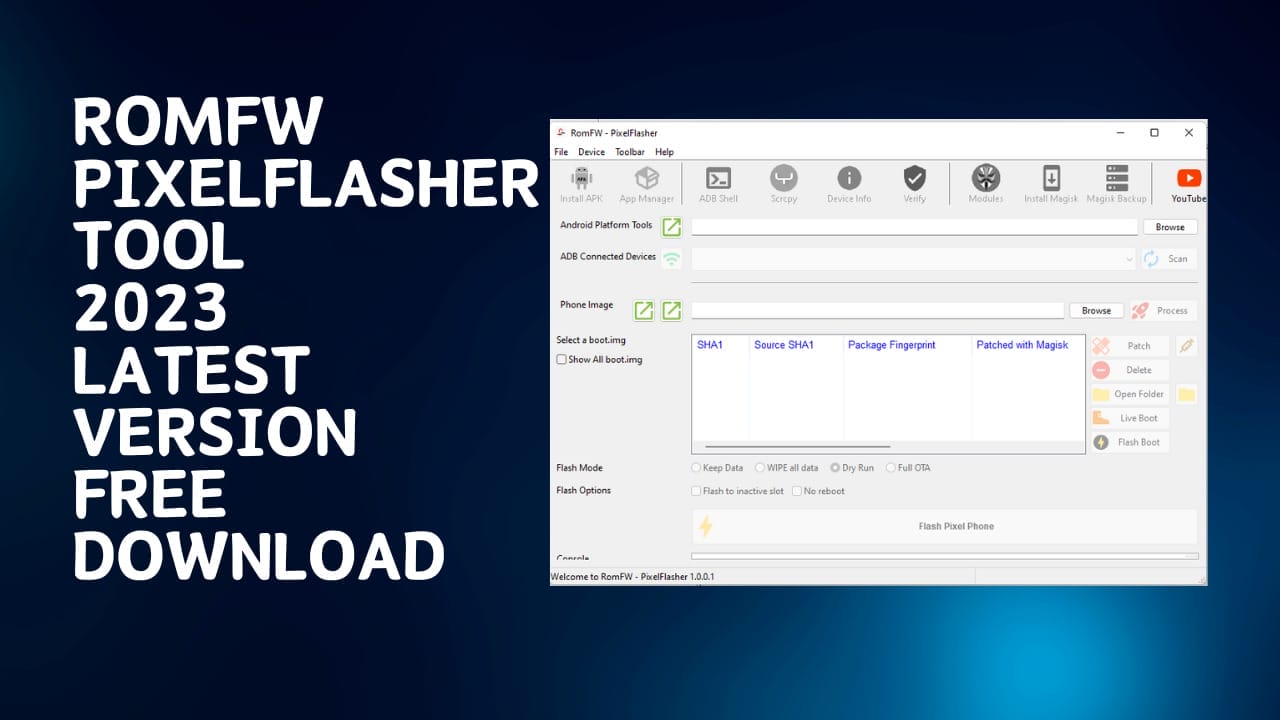 Romfw pixelflasher tool latest version free download