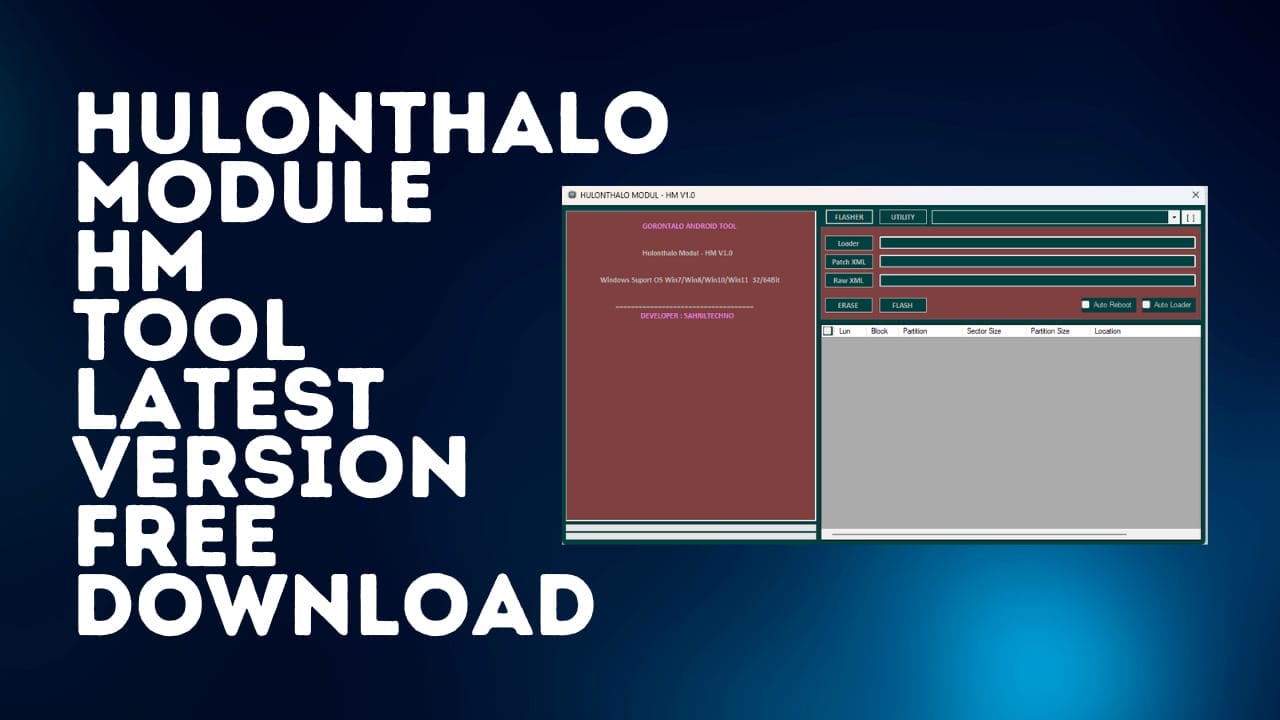 Hulonthalo module hm tool v1. 0 free download