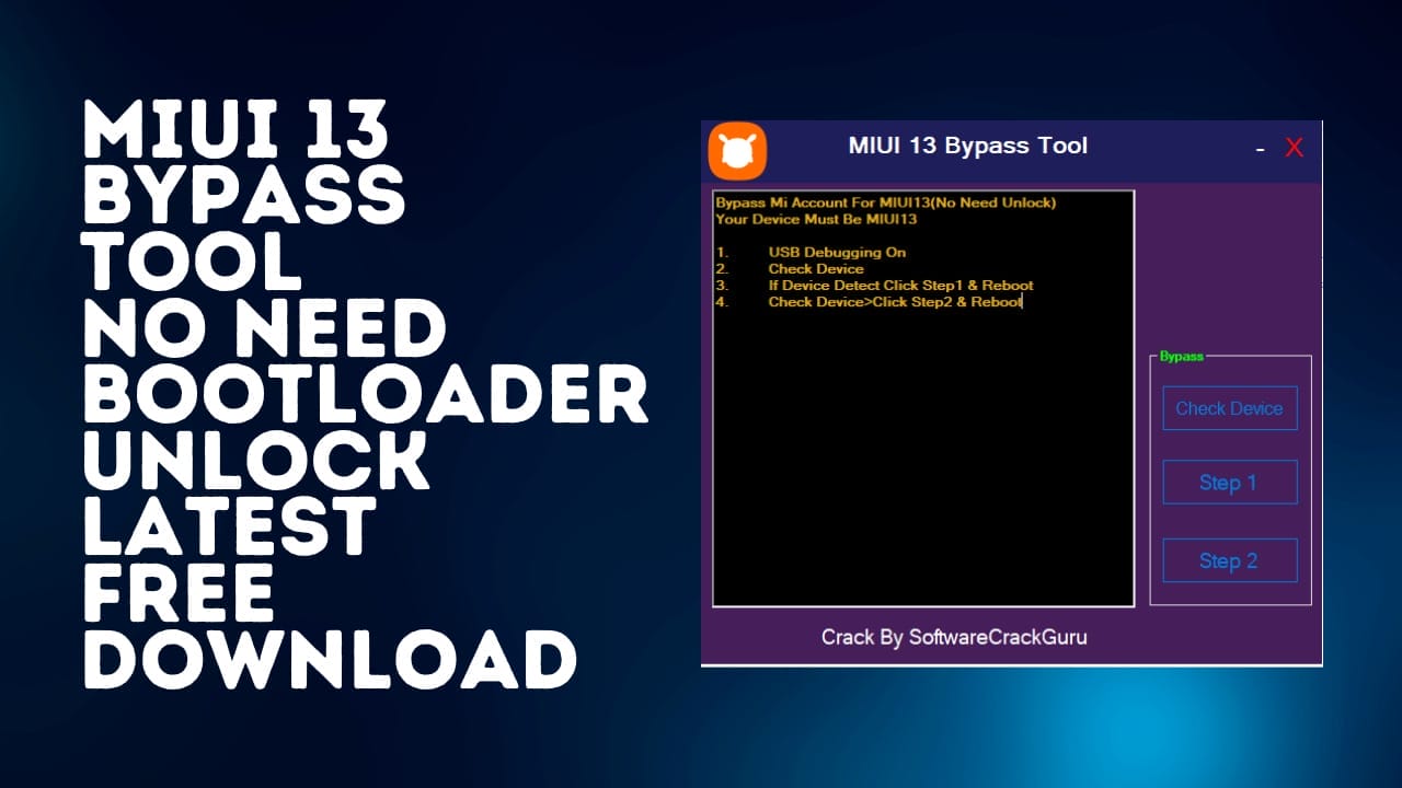 Miui 13 bypass tool latest version download