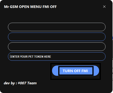 Mr gsm open menu fmi off tool 1