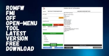 Romfw fmi off open-menu tool latest free download